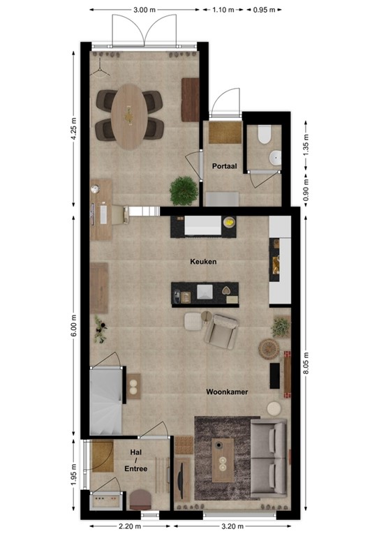 mediumsize floorplan